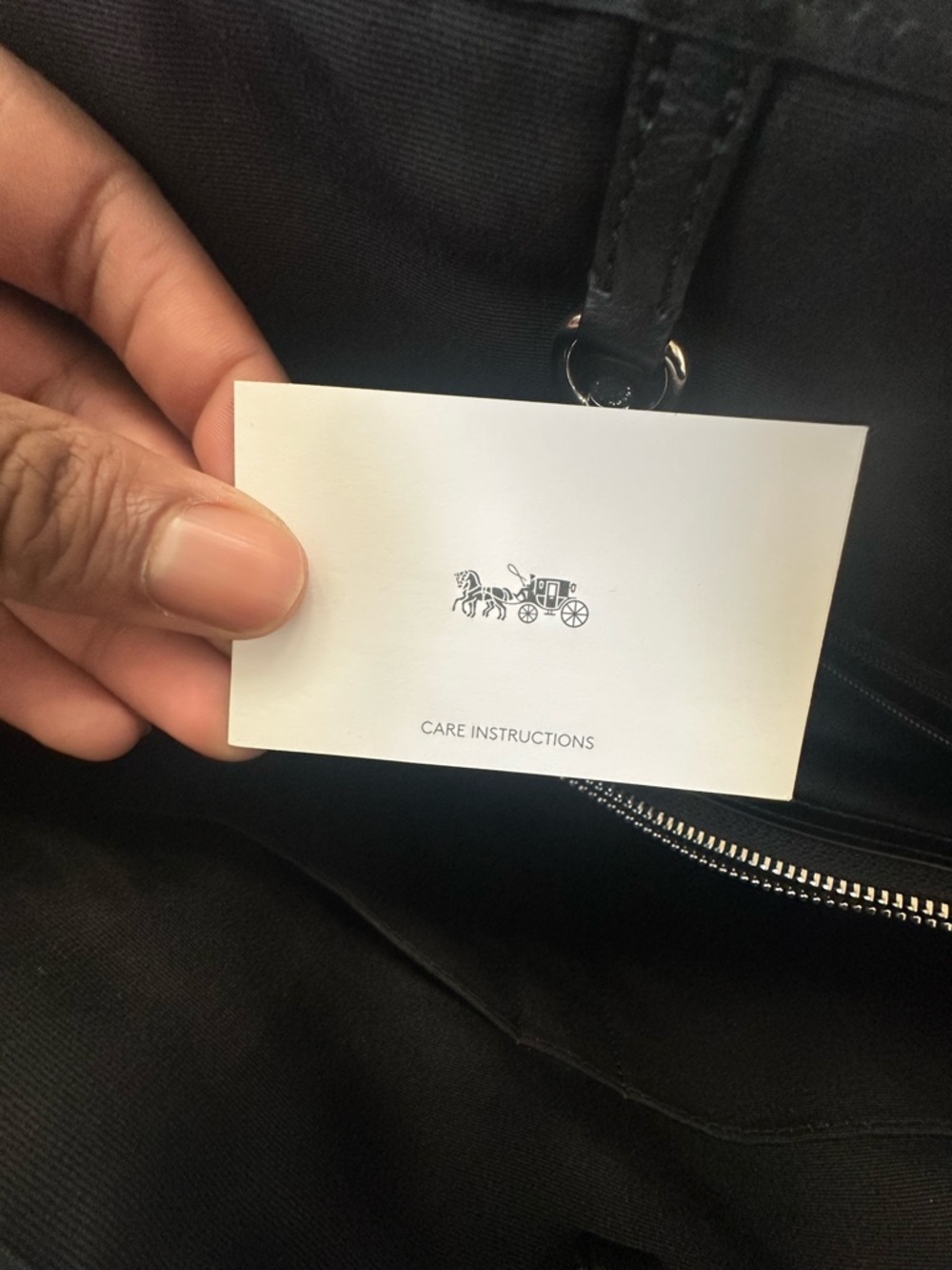 Coach Black Signature Canvas Tote - Picture 9 of 9